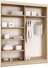 Kleiderschrank Toplo 8/150, ohne Beleuchtung, Farbe: Sonoma Eiche Bild 3