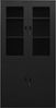 vidaXL Büroschrank Schwarz 90x40x180 cm Stahl 335948 Bild 2