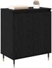 Sideboard, Kommode Schwarz Eichen-Optik 60 x 35 x 70 cm Holzwerkstoff j2756p Bild 3