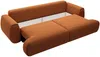 Vente-unique - MONELIA Sofa Stoff Rot - B 106 cm x H 81 cm x L 260 cm Bild 5