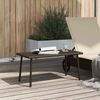 vidaXL Garten-Couchtisch Rechteckig Braun 80x40x37 cm Poly Rattan 4104056 Bild 4