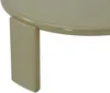 Vente-unique - ZYRENIA Couchtisch Holz, Platte Grün - B 80 cm x H 35 cm x L 80 cm Bild 4
