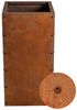 Hochbeet Pflanzbeet Edelrost 40 x 40 x 80 cm Pflanzkasten Blumenkasten Blumenbeet Bild 2