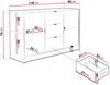 Kombikommode Tireno 2D3SZ (Farbe: Sandbeige) Bild 5