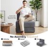 ANYSUN Schlafsofa Klappbare Sofa Bed,Mini Lounge Sofa mit Dreifach Klappbar Matratze, Kleine Couch Schlafsofa für Erwachsene,Chaiselongue, Boden-Futon-Matratze für Erwachsene,Hochdichter Schaumstoff Schlafsofa Bild 2