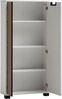 Schildmeyer Highboard Ryker 160036, Mattweiß/Akustikpaneel Optik, 59,8 x 19,5 x 124 cm Bild 4
