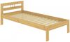 Erst-Holz Einzelbett 100x200 cm, inkl. Rollrost und Matratze, natur Bild 5
