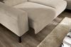 KAWOLA Sofa DELIA Ecksofa Feincord beige mit motorischem Sitzvorzug Recamiere rechts 74 x 219 x 276 cm Bild 2