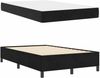 vidaXL Bettrahmen mit Matratze Schwarz 120 x 200 cm Stoff 3399056 Bild 5
