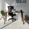 Dmora Schreibtisch Melita, Mehrzweckschreibtisch, Bürotisch für PC, Eckschreibtisch, 110x60h73 cm, Nussbaum Bild 4