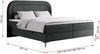 Boxspringbett, Schlafzimmerbett, Bettkasten - EIRA -140 x 200 cm - Dunkelgrau Stoff - H3 Bild 5