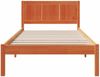 vidaXL Bettgestell Braun 80 x 200 cm Massivholz Kiefer 872205 Bild 5