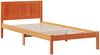 vidaXL Bettgestell Braun 80 x 200 cm Massivholz Kiefer 872205 Bild 4