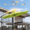 Sekey Sonnenschirm Ø300cm Ampelschirm mit Kreuzständer, Gartenschirm mit Kurbel, UV50+, LxB: 300,00x300,00 cm, Garten Terrassen Schirm rund knickbar, Winddicht & wasserdicht Bild 3