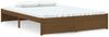 vidaXL Massivholzbett Honigbraun 140x190 cm Bild 2