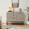 Sideboard Lavangen 75x100x35 cm Betonoptik, hell [en. casa] Bild 2