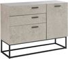 Sideboard Lavangen 75x100x35 cm Betonoptik, hell [en. casa] Bild 3