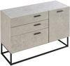 Sideboard Lavangen 75x100x35 cm Betonoptik, hell [en. casa] Bild 4