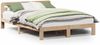 vidaXL Massivholzbett ohne Matratze 160x200 cm Kiefernholz 855555 Bild 2