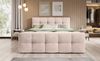 Luxusbetten24 Boxspringbett Cozy Samt, inklusive PU-Schaum Topper Bild 2