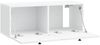 vidaXL Wandmontierter TV-Schrank 78,5 x 31 x 30 cm Weiß Holzwerkstoff 899225 Bild 5