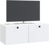 vidaXL Wandmontierter TV-Schrank 78,5 x 31 x 30 cm Weiß Holzwerkstoff 899225 Bild 3