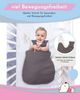 pic Bear Babyschlafsack mitwachsend - atmungsaktiv, uni anthrazit, 50/56 : uni anthrazit Bild 2