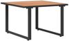 vidaXL Gartensofa-set 2 pcs Hellgrau Stahl 42004141 Bild 5