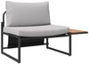 vidaXL Gartensofa-set 2 pcs Hellgrau Stahl 42004141 Bild 2