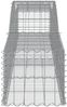 vidaXL Gabionen mit Hochbogen 3 Stk. 400x50x40/60cm Verzinktes Eisen 3146958 Bild 5
