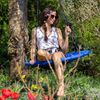 Relaxdays Nestschaukel rund mit geschlossenem Sitz Bild 4