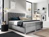 Boxspringbett Murseno, Grau, 180x200 cm Bild 2