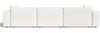 GrainGold Ecksofa L-Form ARIZONA - 265x180 cm, Creme, Links, Wellenfedern, HR37-Schaum und T30-Schaum Bild 3