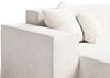 GrainGold Ecksofa L-Form ARIZONA - 265x180 cm, Creme, Links, Wellenfedern, HR37-Schaum und T30-Schaum Bild 4