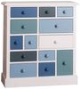 Blaue Schubladenkommode im Landhausstil Bild 2