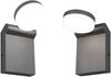 2er Set LED Außenwandleuchten Höhe 19cm Leuchtenkopf einstellbar, Schwarz Bild 2