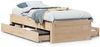 vidaXL Massivholzbett ohne Matratze mit Schubladen 75x190 cm 3308828 Bild 2