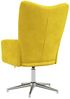 vidaXL Relaxsessel Senfgelb Samt, Drehbar [328124] Bild 5