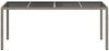 vidaXL Gartentisch Grau 190 x 90 x 75 cm Poly-Rattan 362548 Bild 3