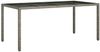 vidaXL Gartentisch Grau 190 x 90 x 75 cm Poly-Rattan 362548 Bild 2