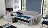 ELTAP 'Sorento', Ecksofa, Eckcouch, Grau / Schwarz, 78 x 194 x 296 cm, Links Bild 3