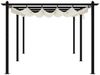 vidaXL Gartenpavillon mit Ausziehbarem Dach Creme 3x6 m Aluminium 3217061 Bild 5