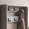 Garderobe Eliza Grau 100 x 45 cm Set, 3 Teile Vicco Bild 4