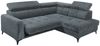 Ecksofa Bavaro elektronischer Sitztiefenverstellung und Breitcord-Bezug Ed Exciting Design Bild 3