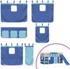 vidaXL Vorhänge für Hochbett Blau Polyester 835914 Bild 2