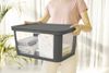 Rotho Aufbewahrungsbox mit Deckel Albris 57 x 39 x 27 cm schwarz Bild 2