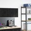 vidaXL Garagen-Wandschrank, Schwarz Holzwerkstoff, 40 x 30 x 41 cm Bild 3