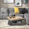 Couchtisch Elias Anthrazit 70 x 70 cm Vicco Bild 4