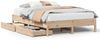 vidaXL Massivholzbett ohne Matratze 140x190 cm Kiefernholz 3301722 Bild 2