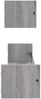 vidaXL Wandregale mit Stangen 2 Stk. Grau Sonoma 80x16x14 cm 835442 Bild 5